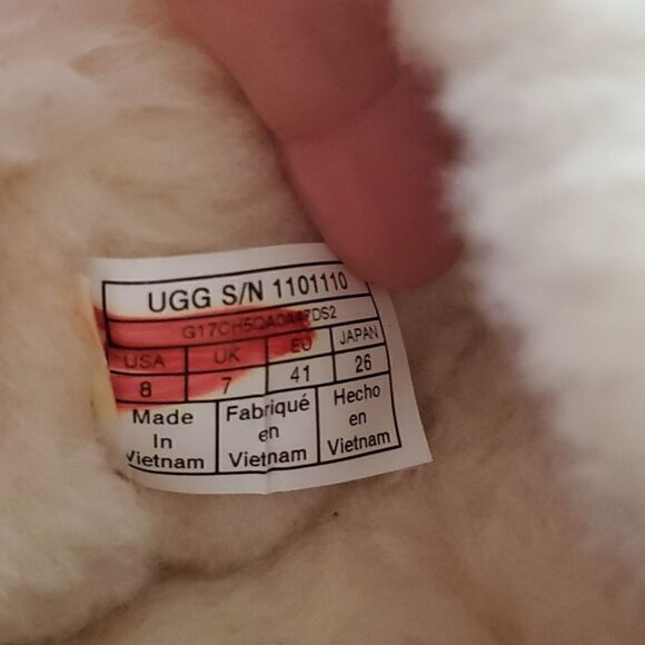 UGG Ascot Slipper Grey Suede Wool Comfort Loafer Men's US 8/ EU 41 NIB - Picture 11 of 13